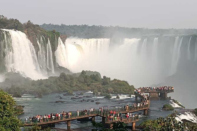 1 Day Private Tour Iguazu Falls Side Brazil and Argentina - Argentina First: Ecological Train to Devil’s Gorge Viewpoints
