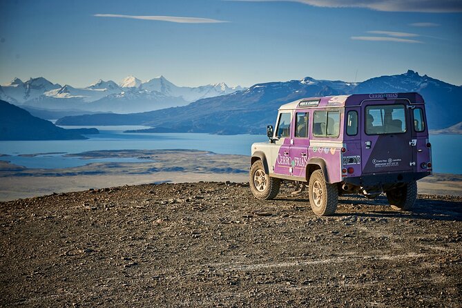 4x4 en el Cerro Frias - Stop 2: Lago Argentino, seeing the water as part of the region
