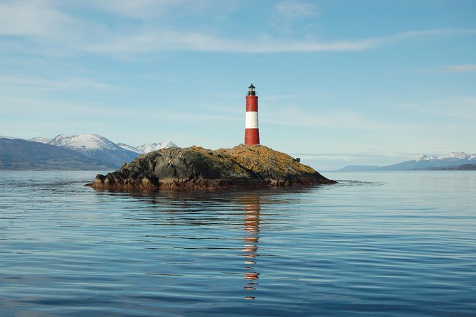 Beagle Channel Navigation - Sea Lions Island - Setting out from Ushuaia Bay on a catamaran