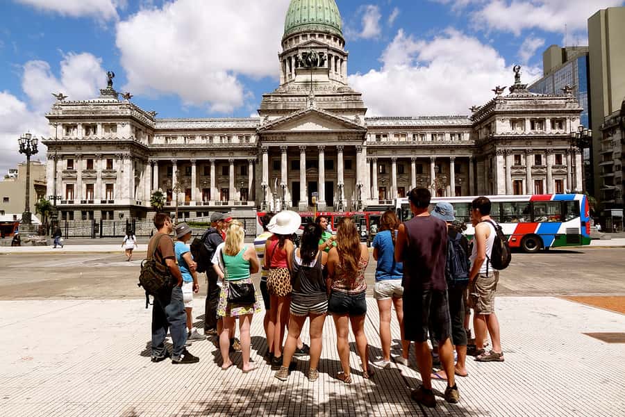 Buenos Aires City Tour with Luxury Lunch - San Telmo and Montserrat: narrow streets and the older Buenos Aires feel