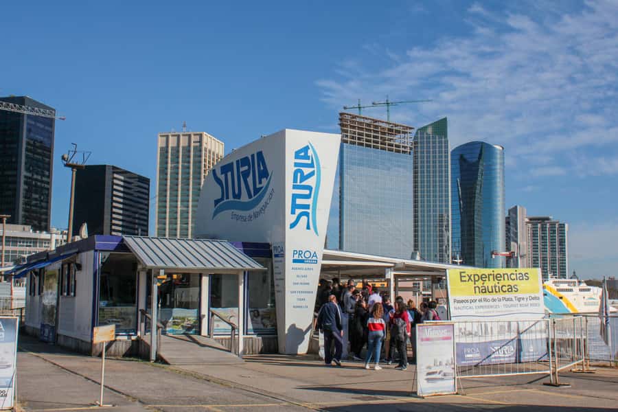 Buenos Aires: Navigation from Pto. Madero to La Boca - The route: Puerto Madero waterfront to the mouth of the Riachuelo