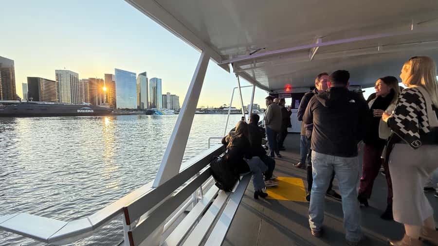 Buenos Aires: Puerto Madero Sunset Cruise with Open Bar - Open bar and music: social fuel, and the downside of loud sound