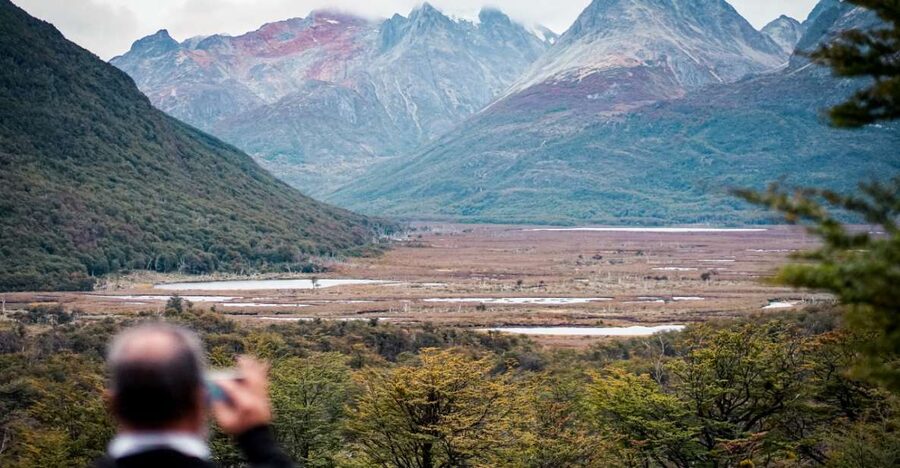 Crossing the Andes: Fagnano and Escondido lakes with lamb - Lake Escondido: the sawmill stop and the working-coast feeling