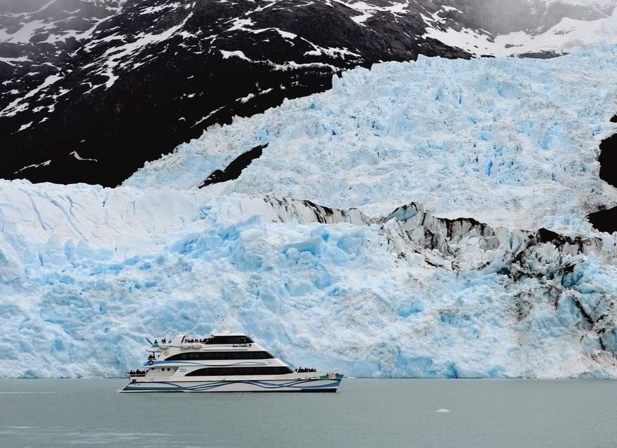 El Calafate: Spegazzini and Upsala Glaciers Boat Tour - Spegazzini Base walk: forest trail, viewpoints, and restrooms