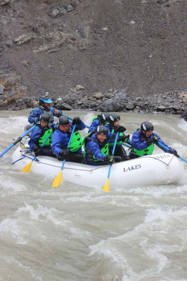 El Chalten: Rio de las Vueltas and Patagonia Rafting - The 10 km canyon section: about 20 class III to III+ rapids