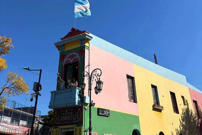 Experience Boca River - Stop 2 at Caminito: Street Art, Tango Energy, and Maradona References