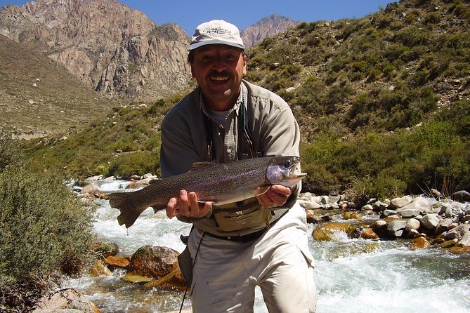 Fly Fishing on Private Andean River Including Barbecue Lunch - Mendoza Fly Fishing, With Private Water and No Guesswork