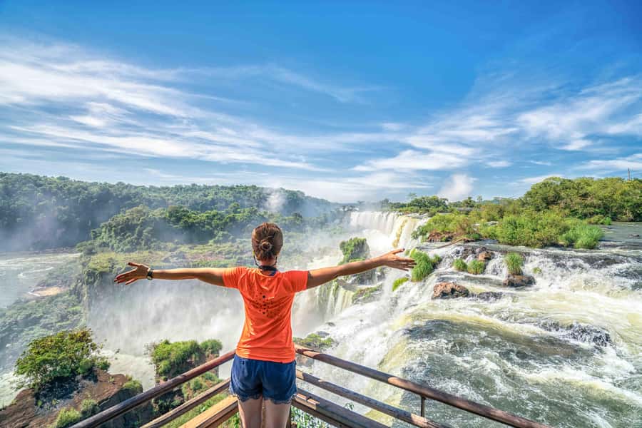 From Foz do Iguaçu: Brazilian Side of the Falls with Ticket - Chocolate and Crafts Stop: Tres Fronteiras on the Way In