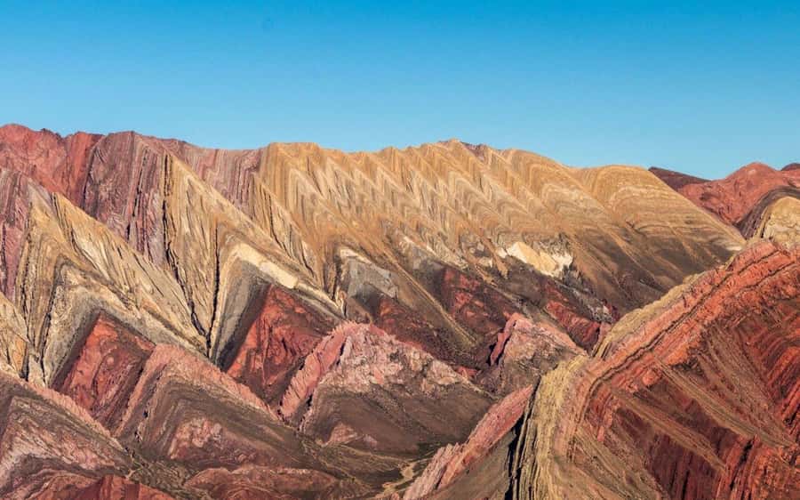From Jujuy: Serranías de Hornocal with Quebrada de Humahuaca - Humahuaca Gorge towns and Purmamarca’s Cerro de los 7 Colores