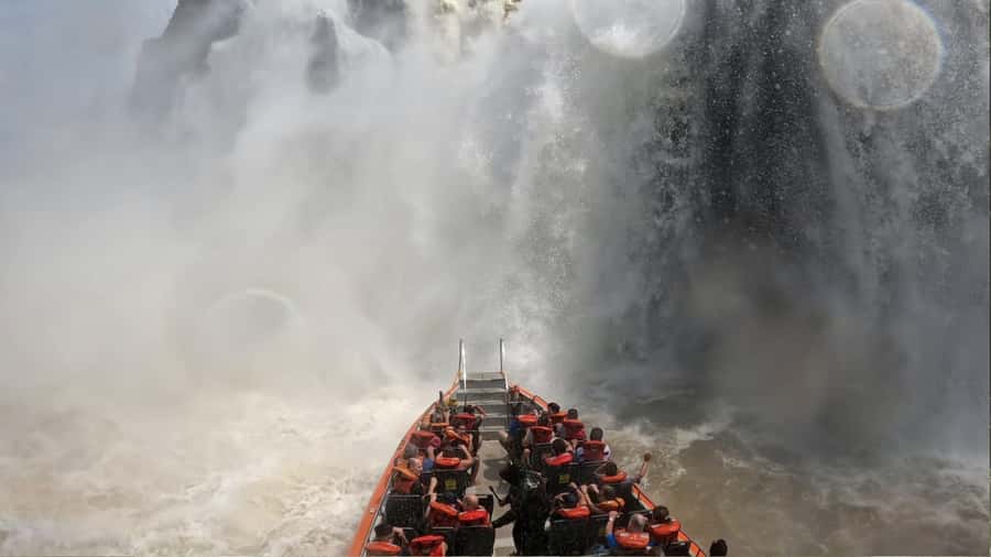 From Puerto Iguazu: Argentinian Iguazu Falls with Boat Ride - A boat ride that turns Iguazu into something you feel