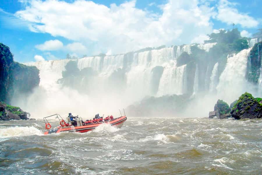 From Puerto Iguazu: Argentinian Iguazu Falls with Boat Ride - Hotel pickup in Puerto Iguazu, then straight to the action