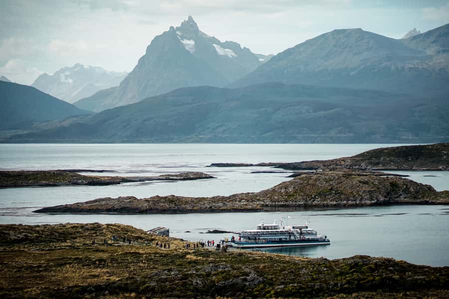 From Ushuaia: Beagle Channel Catamaran Tour - Les Eclaireurs Lighthouse Photos and the SS Monte Cervantes Story