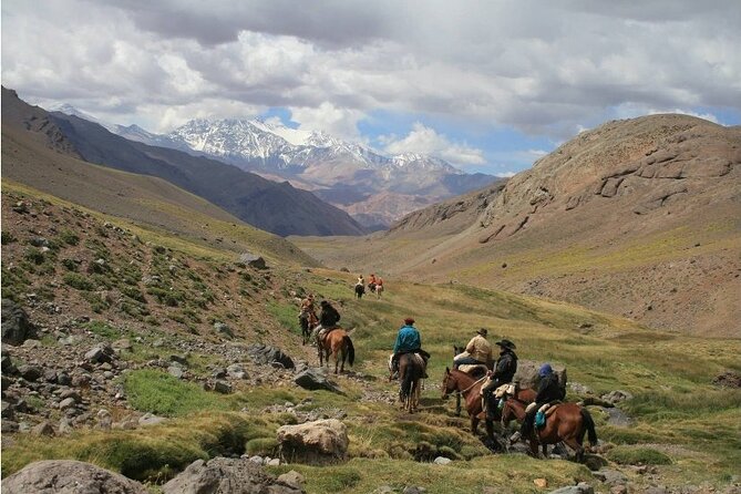 Full day Horseback Riding in the Andes and BBQ - From the ranch house into Cordón del Plata, guided by local gauchos