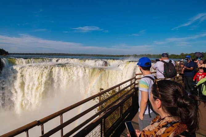 Full Day tour Argentinean Iguazú Falls with Jungle Adventure - Garganta del Diablo: the Devil’s Throat viewpoint from the Argentine side