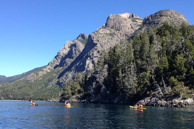 Half a day of kayaking on the Nahuel Huapi lake in private service - From Bahia López into Brazo Tristeza: what you’re actually kayaking