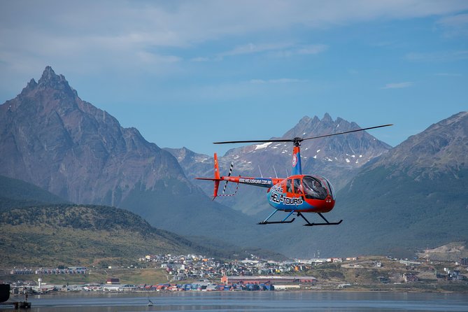Helicopter Overflight - Landing in the Cordillera - A30 - Who this fits best in a trip to Ushuaia