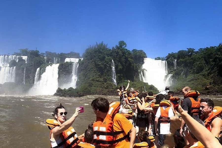 Iguazu Falls Argentinas Tour and Great Adventure Boat Tour - Iguazu Falls from the Argentine side, up close on three circuits
