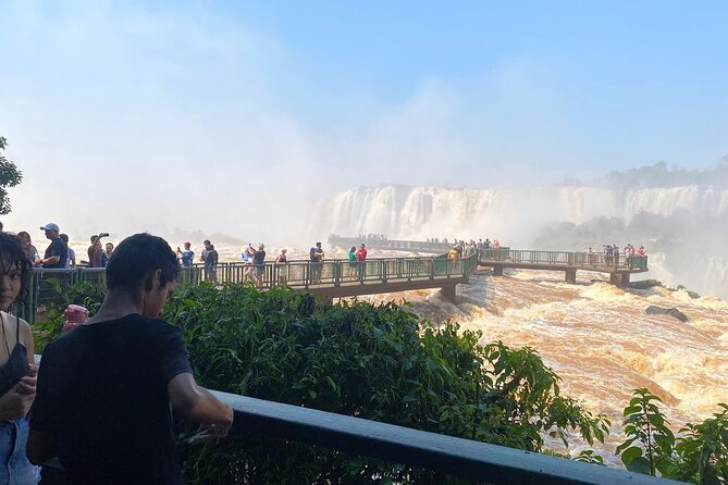 Iguazu Falls Brazilian Side Half Day Trip - Stop 3 near Floriano leap: rainbows, elevator access, and a smart exit