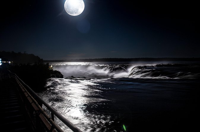 Iguazu Falls FullMoon Trekking under the Moonlight - Devil’s Throat at Night: Where the Mist Makes It Real