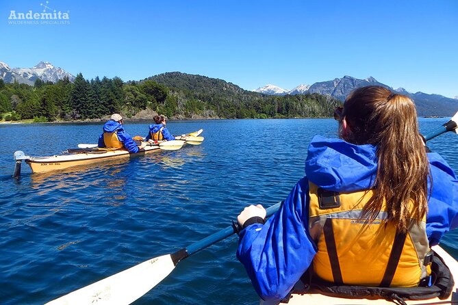 Kayak paddling adventure around Bariloche - The 9:00 am start and what the day feels like