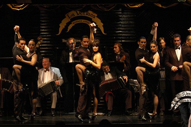 La Ventana Tango Dinner Show with optional Vintage Bus Transfer - The show format: 32 artists, two orchestras, and more than one style of music