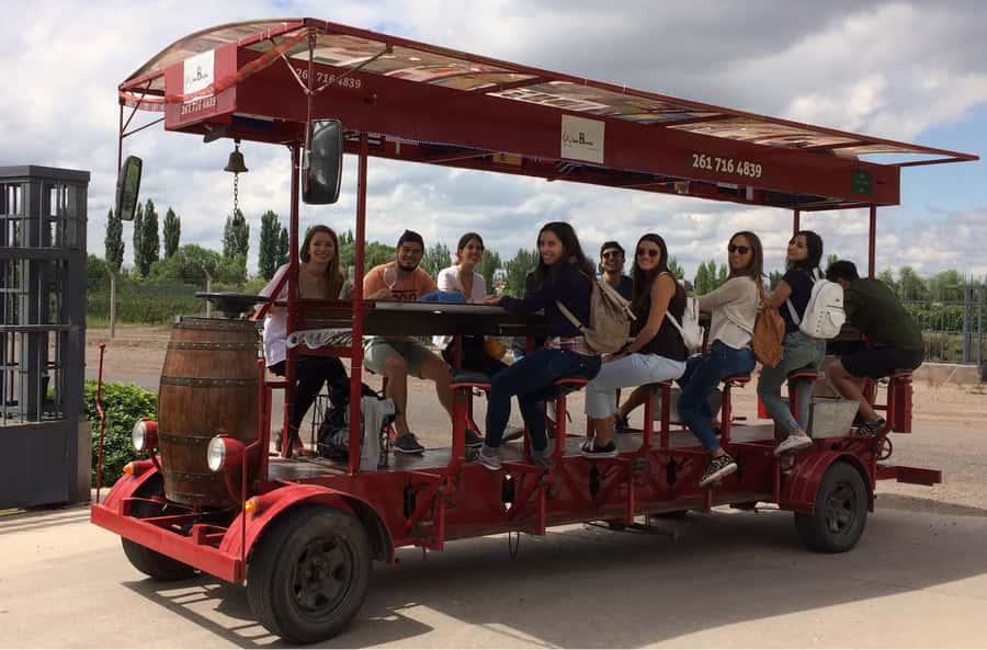 Mendoza: Winebike Tasting Tour with Optional Lunch - Meeting at CarinaE: your day starts at an Argentina classic