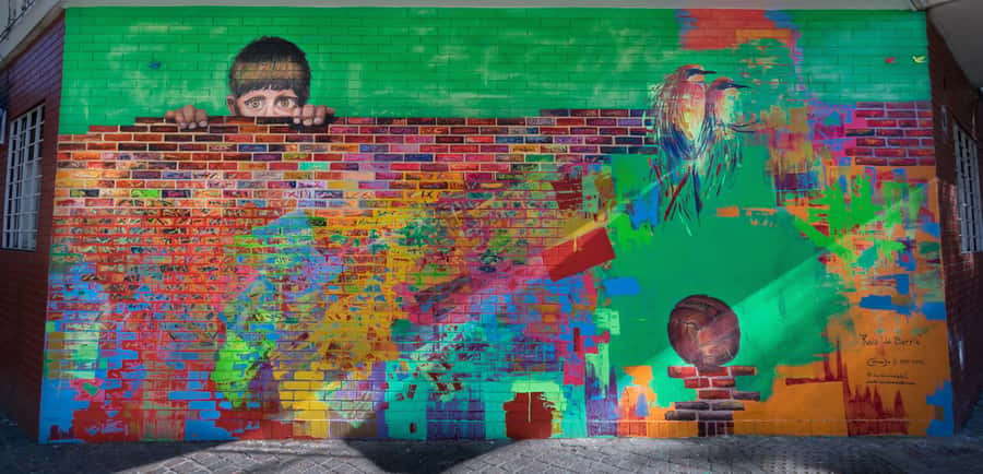 Palermo: Graffiti and Street Art Guided Tour in English - Madison Avenue Bar and the Trump Wall graffiti stop