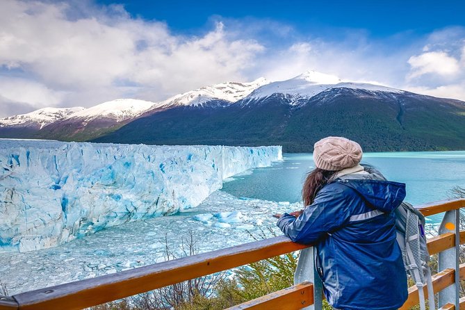 Perito Moreno Glacier Walkway Tour - First views at the Mirador de los Sigurs, Brazo Rico, and the glacier face