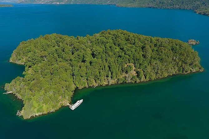 San Martin de los Andes Lakes and Waterfalls Boat Trip - Isla Santa Teresita: a calmer final stop on Lake Lácar