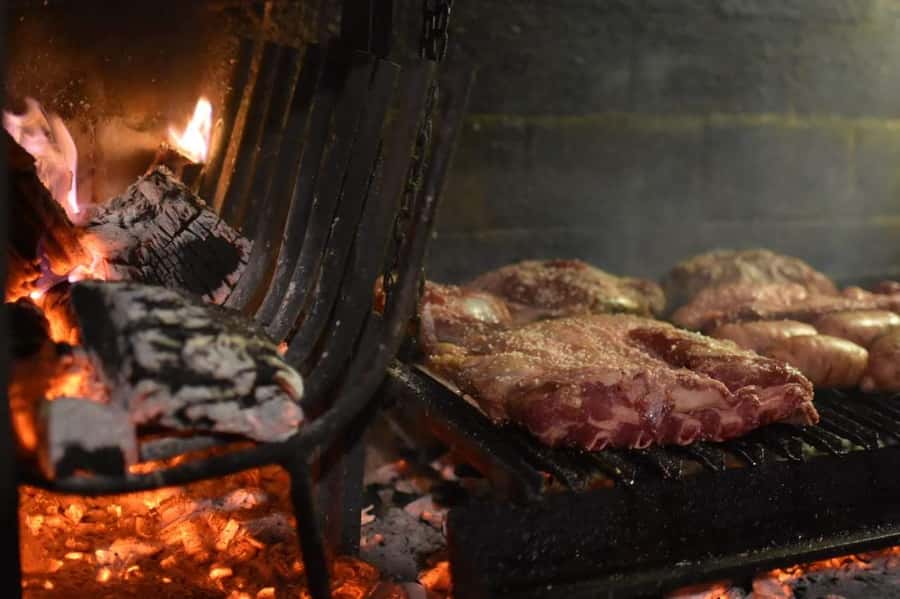 Secrets of Asado in Buenos Asado, BBQ and Dinner - The meat lineup: morcilla, short ribs, sirloin, and what to look for