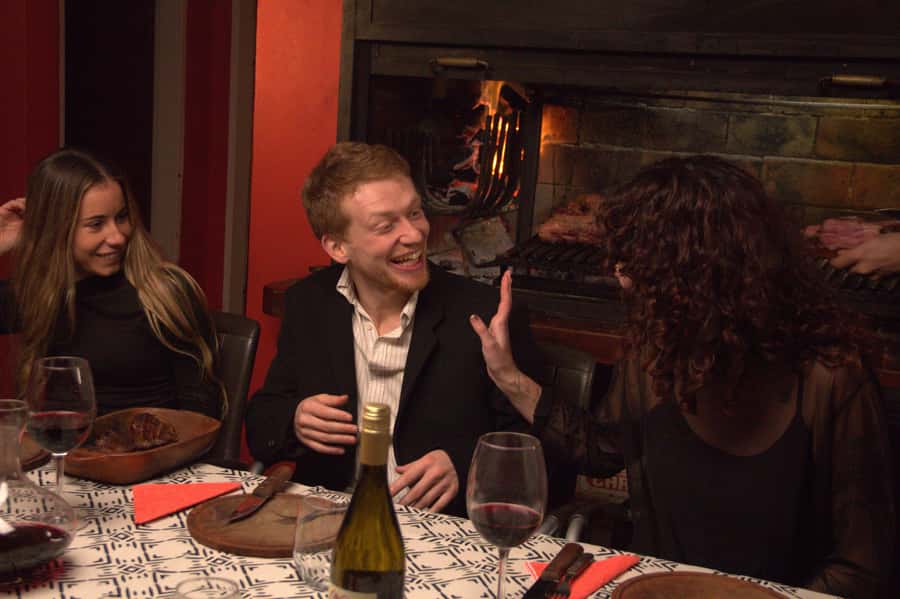 Secrets of Asado in Buenos Asado, BBQ and Dinner - Meeting at Olleros 3243: wine, provoleta, and the start of the story