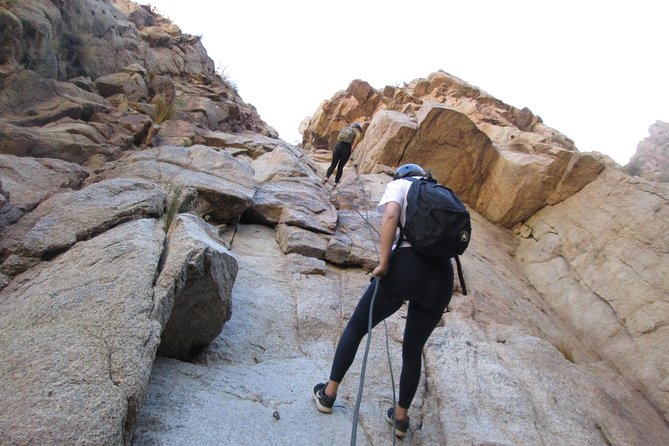 Trekking + Rapeles + Terma de Cacheuta ("Thermal Water Park") - Viewpoint pause: the moment you understand where you are headed