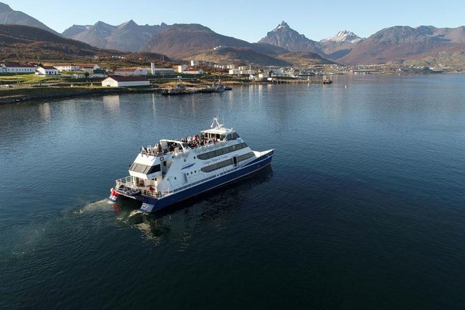 Ushuaia: Beagle Channel Navigation to the Penguin Colony - The return route: lighthouses, stations, and Mount Martial views