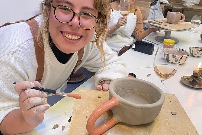 Wine & Pottery Class For Beginners in Buenos Aires Argentina - The first steps: turning a blank slab into something you can recognize