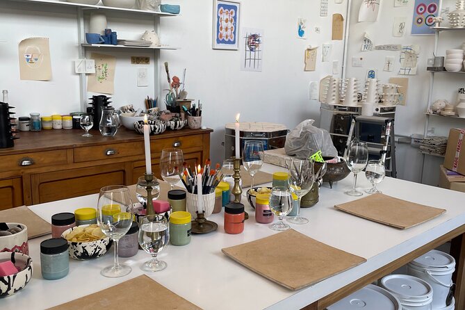 Wine & Pottery Class For Beginners in Buenos Aires Argentina - Inside the studio in the old French-style building